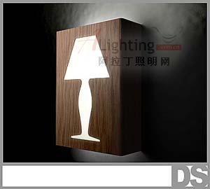 鏤空臺燈和精美壁燈合二為一(圖)