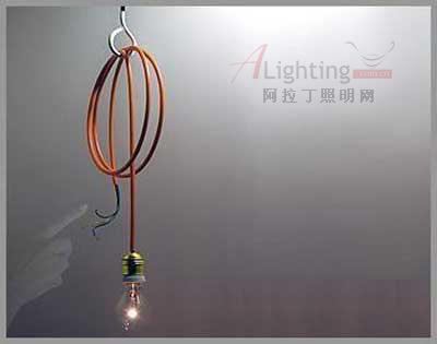 “觸電”才能點亮的個性吊燈(圖)