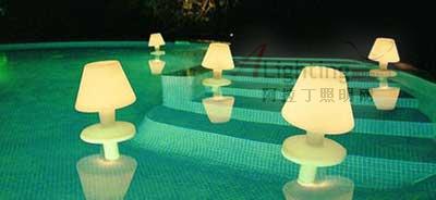 唯美水池裝飾臺燈 漂浮的光(圖)