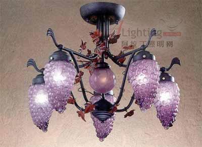 葡萄吊燈，給你世外桃園的感覺(圖)