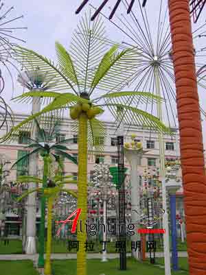 偽裝起來(lái)的植物型的LED景觀燈(圖)